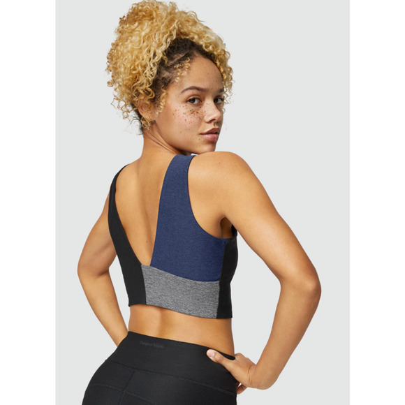 Outdoor Voices Venus Crop Tank Top Womens XS Extra Small V Back Colorblock - Picture 10 of 11